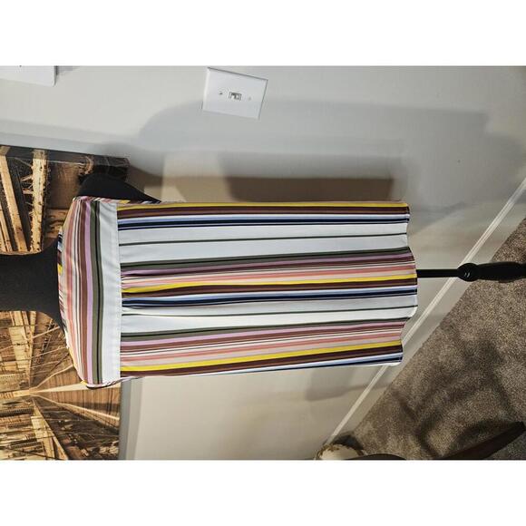 APT. 9 Striped V-Neck Tank Top #121 - Picture 2 of 4